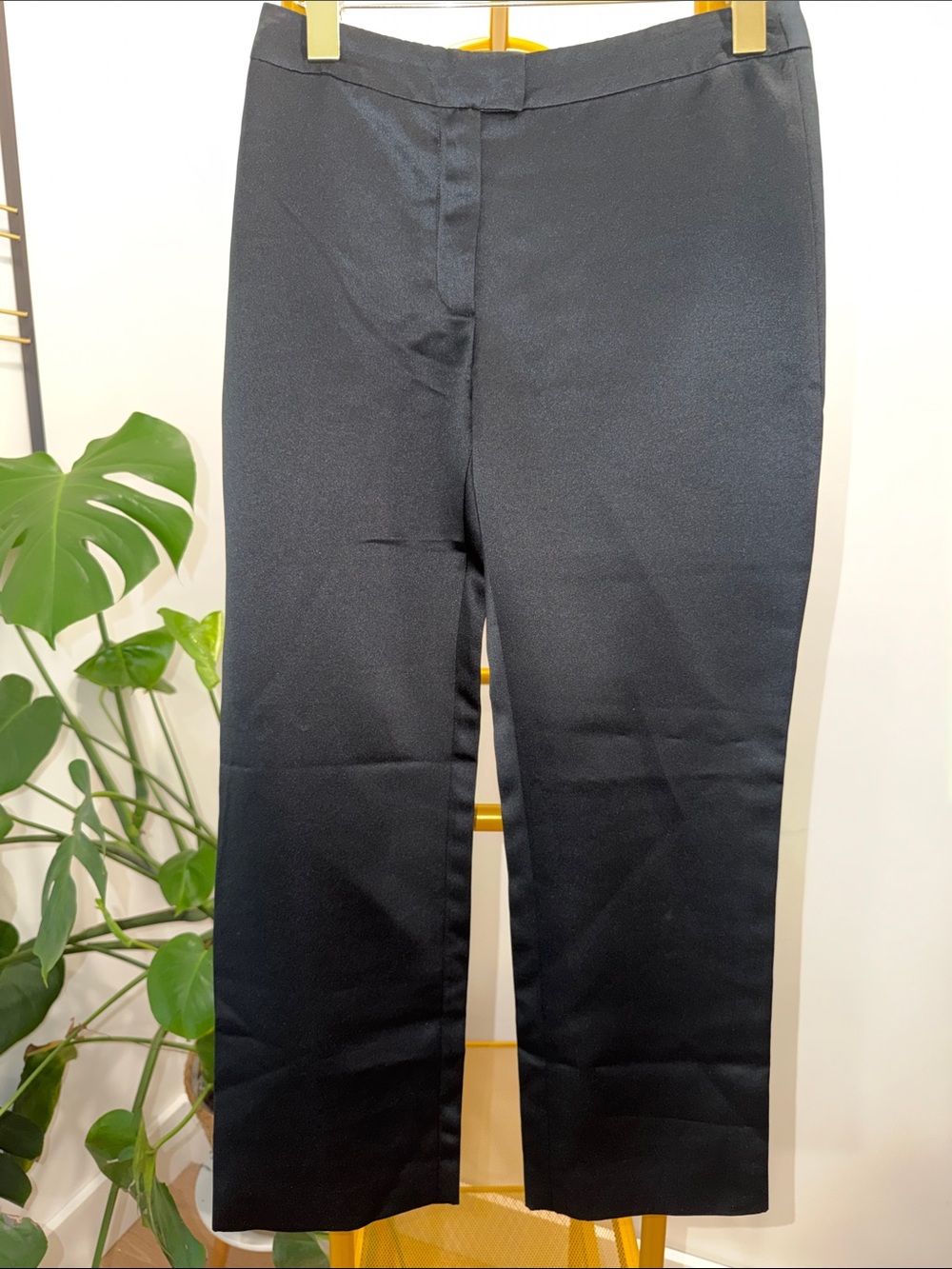Nicole Miller Black Straight-Leg Jeans